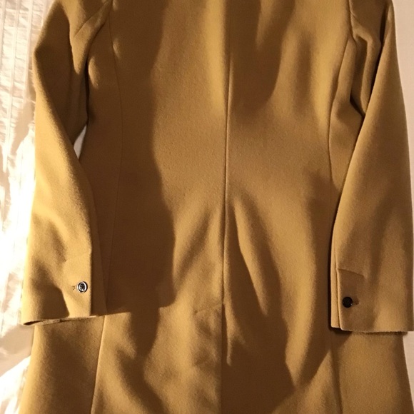 BANANA REPUBLIC, Mario Bellucci, Petite Italian Melton TopCoat, 3/4, Camel, XS - Picture 8 of 8